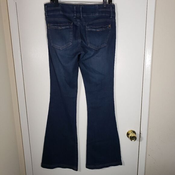 Arden B Flare Bootcut 90s Y2K Dark Wash Stretch Vintgae Style Size 8 - Picture 3 of 8